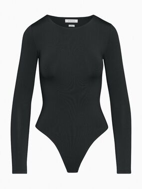 **SOLD** Aritzia Contour Crew Longsleeve Bodysuit Black Size S